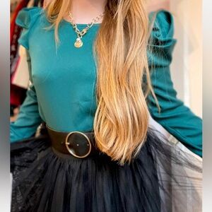 Elegant Teal Women's Top